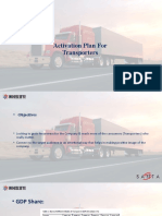 Activation Plan For Transporters