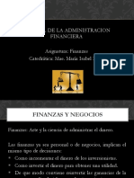 El Papel de La Administracion Financiera