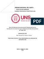 2019 - Efecto de Diferente Concentraciones de Psudomonas en La Biorreducción Del Cromo VI