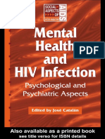 Jose Catalan - Mental Health and HIV Infection (Social Aspect of Aids  Series) (1999) PDF, PDF, Hiv/Aids