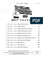 TJ-SP - 2017 Testes - Escrevente Tecnico (Completa)