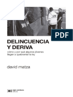 David Matza - Delincuencia y Deriva PDF