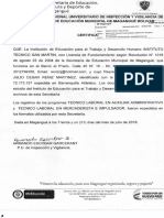 Certificacion Aclaratoria PDF