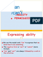 Can / Can't: Ability Permission
