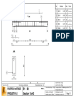 Projet R+2 B1: B1 Section 15x40: Poutres 1er Etage