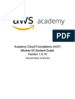 Academy Cloud Foundations (ACF) Module 03 Student Guide: 100-ACFNDS-10-EN-SG