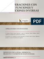 Operaciones Con Funciones y Funciónes Inversas