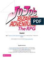 JoJo's Bizarre Adventure (Español v1 4 Fanmade)