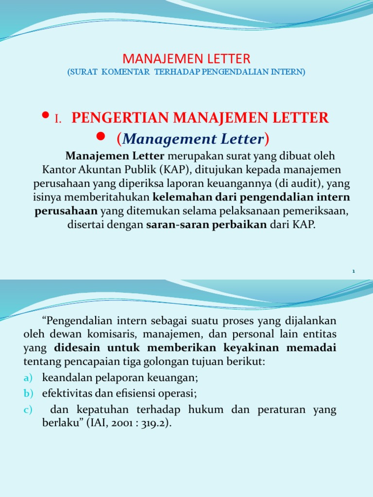 (ML) Mgt. Letterr, Aam & Muti Presentation, 19012017 | PDF
