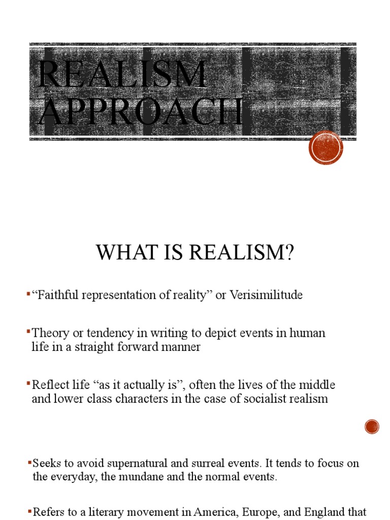 Realism Approach | PDF | Realism (Arts) | Romanticism