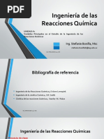 Ingeniería de Las Reacciones Química-UNIDAD UNO