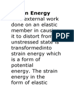 Strain Energy