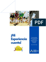 Bases Convocatoria Mi Experiencia Cuenta PDF
