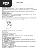 OSCILLATIONS