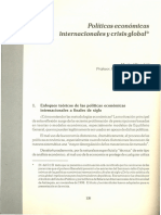 Políticas Económicas Internacionales Crisis Global