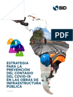 Estrategia para La Prevencion Del Contagio Del COVID 19 en Las Obras de Infraestructura Publica