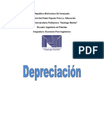 Trabajo de Depreciacion