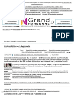 Actualités et Agenda - Le Grand Narbonne - Communauté d_agglomération