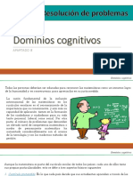 Dominios cognitivos en matemáticas: conocimiento, aplicación y razonamiento
