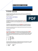 TCP/IP Tutorial: The IP Address and Classes