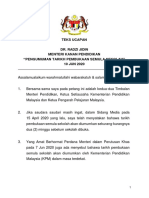 Teks Ucapan Sidang Media YBMK Pendidikan berhubung Pengumuman Tarikh Pembukaan Semula Sekolah_10 Jun 2020.pdf