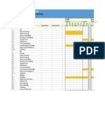 Construction Schedule: Project: Two-Storey Apartment Building Contractor: Color Home June July