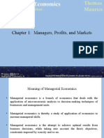 Chapter 1: Managers, Profits, and Markets: Ninth Edition