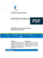 Modul Kewirausahaan II (TM9)