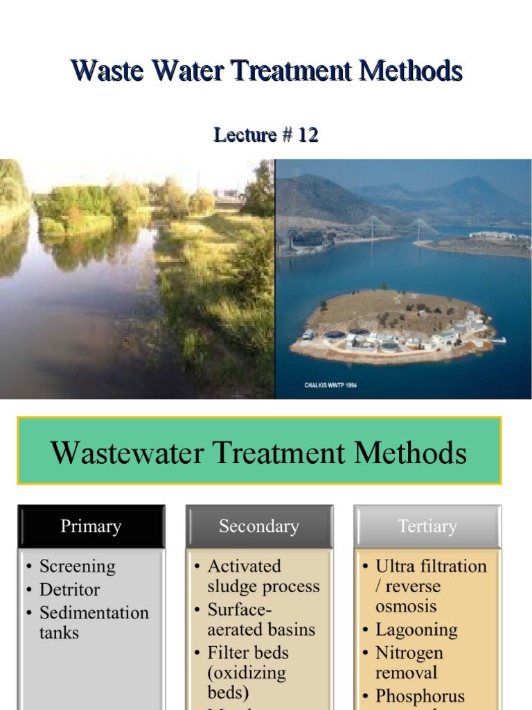 Wastewater Treatment Methods Overview | PDF | Sewage Treatment ...