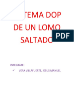 Sistema Dop de Un Lomo Saltado: Integrate: Vera Villafuerte, Jesus Manuel