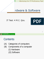 ITWS Ch1 PPT (Hardware and Software) PDF