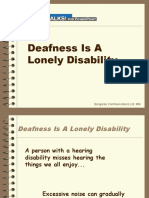 108 - 1 - Deafness Is A Lonely Disability