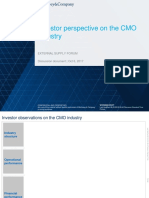 Investor Perspective On The CMO Industry - v8 (No POBOS)