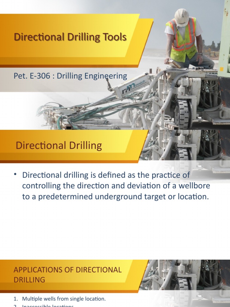 Overview of Directional Drilling Tools | PDF | Oil Well | Borehole