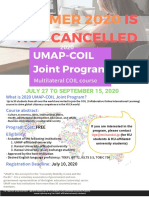 2020 UMAP-COIL Flyer PDF