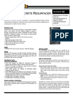 Datasheet Concrete Resurfacer - 1131 47