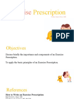 Exercise Prescription