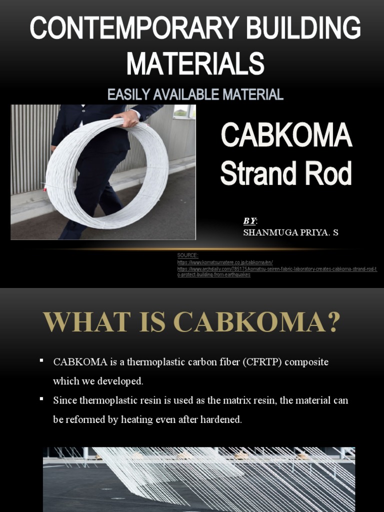 CABKOMA strands rod | Composite Material | Fibers