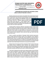 Surat Himbauan PDPI Update Transmisi COVID-19