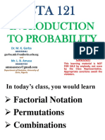 To Probability: Caution