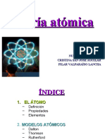 FyQ TEORÍA ATÓMICA