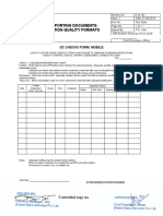 Supporting Documents: Aviation Quality Formats: QC Checks Form: Mobile