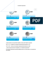 Crecimiento exponencial bacterias