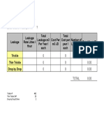 Cost Calculation - Water Loss Local Cost of Water Per m3 ?