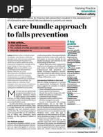 A Care Bundle Approach To Falls Prevention