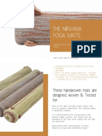 The Nirvana Yoga Mats: These Handwoven Mats Are Designed, Woven & Tested For