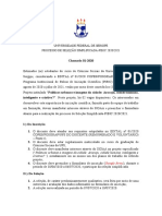 CHAMADA -PROCESSO SELETIVO SIMPLIFICADO-PIBIC 2020-2021