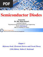 Semiconductor Diodes: Dr. Md. Rifat Hazari