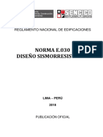 Nte E.030 Diseño Sismorresistente 2018 PDF