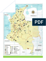 Mapa regiones económicas de Colombia